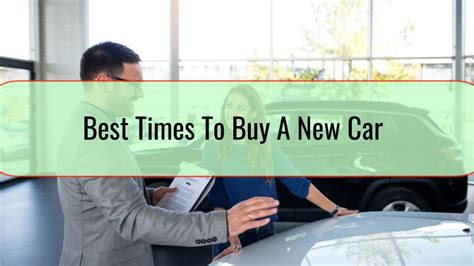 Best Times To Buy A New Car What Is Suv