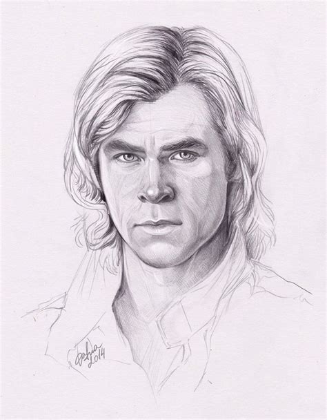 Chris Hemsworth As James Hunt By Dafnawinchester On Deviantart Chris