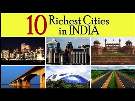 Top Most Richest Cities In India Youtube