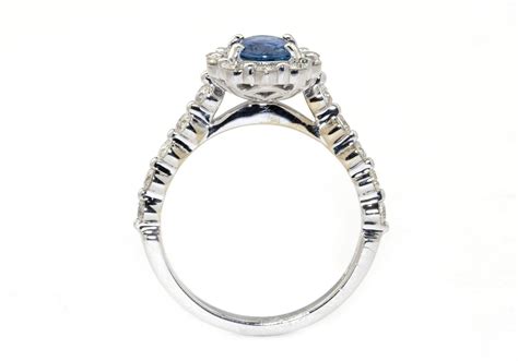 Yogo Eng Ring Ct Oval Sapphire Gem Gallery