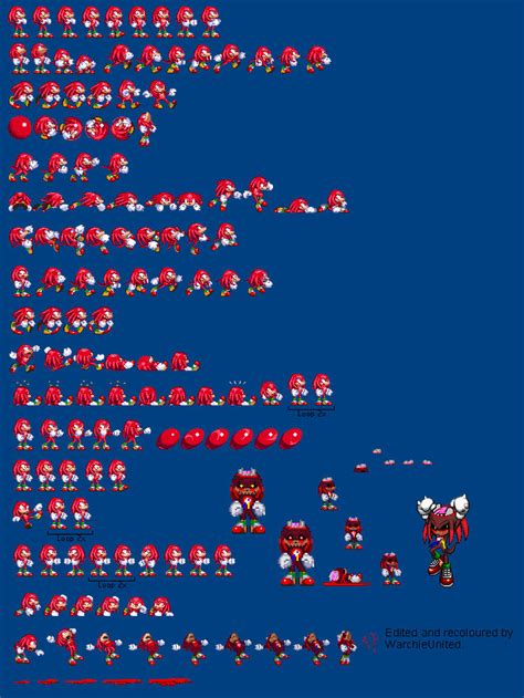 Knuckles Version 3 (Sonic exe) Updated by WarchieUnited on DeviantArt