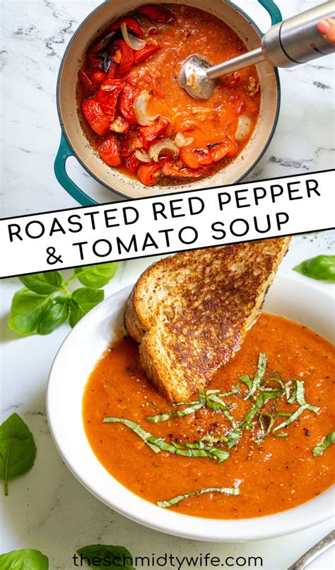 A Warm And Cozy Spin Off Of Tomato Soup This Roasted Red Pepper And