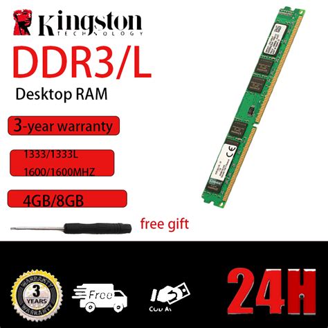 Kingston Original 4gb 8gb Ram Ddr3 Ddr3l 1333mhz 1600mhz Pc3 เดสก์ท็อป