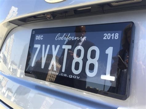 Digital License Plates Now Available For Registered Vehicles In