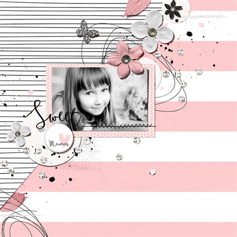 Sweet Memories ♥ Digital Scrapbooking Layout