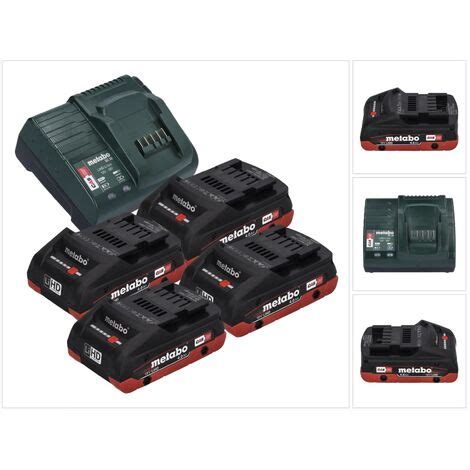 Set Base Metabo X Batterie Lihd V Ah X