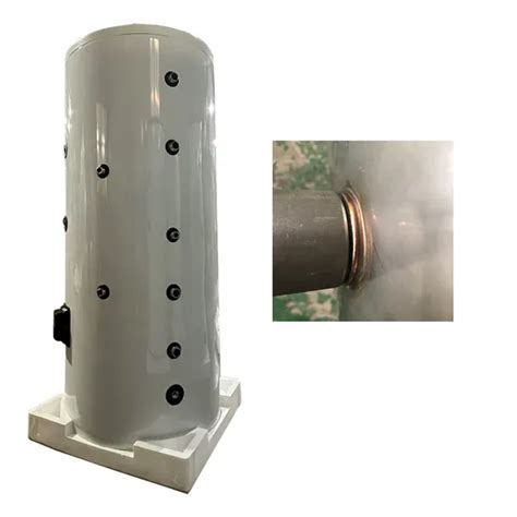 500L Stainless Steel Solar Hot Water Buffer Tank With Heat Exchanger Internal Coil Domestic Hot