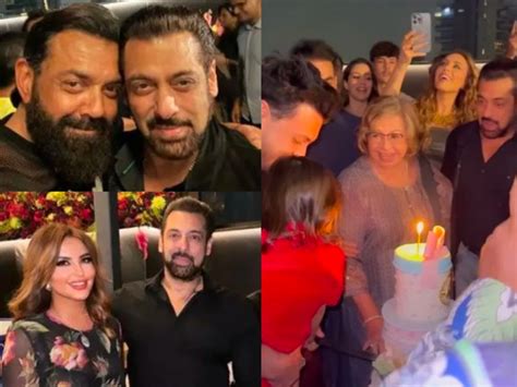 Watch Salman Khan Celebrates Th Birthday With Niece Ayat And Loved