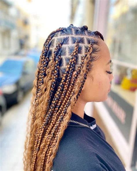 Top 50 Knotless Braids Styles 2024 Mynativefashion