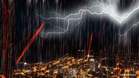 Fall Into Sleep In Under Minutes With Heavy Rainstorm Thunderstorm