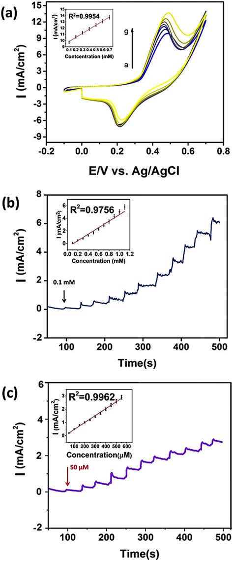 A Cvs For The Pdni Rgo Gce At Various Concentrations Of Glucose