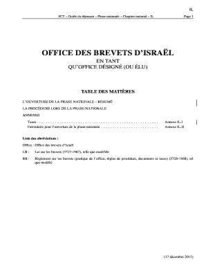 Fillable Online Wipo Pct Guide Du Dposant Phase Nationale Chapitre