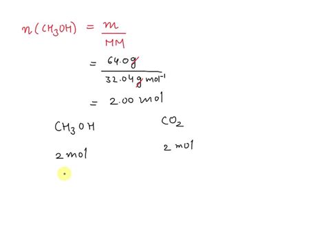 Solved This Equation Shows The Combustion Of Methanol Ch Oh L O