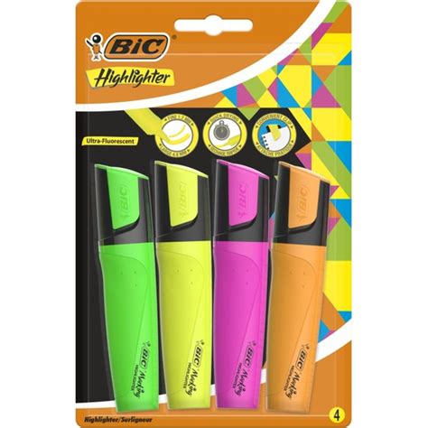 Bic Marking Flat Highlighter Fosforlu Kalem 4 Renk Fiyatı