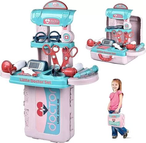 Juego De Doctora Para Niñas Little Doctor Set 3 En 1 MercadoLibre