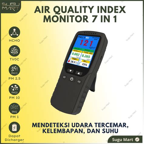 Jual Pengukur Kualitas Udara Air Quality Index Monitor In Air