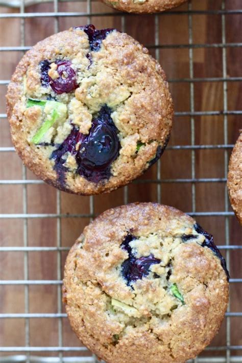 Gluten Free Blueberry Zucchini Muffins Milk And Honey Nutrition