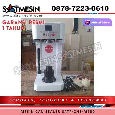 Jual Mesin Segel Tutup Kaleng Botol Cns M Manual Can Sealer Satmesin