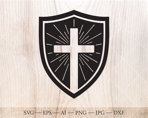 Cross Shield Silhouette