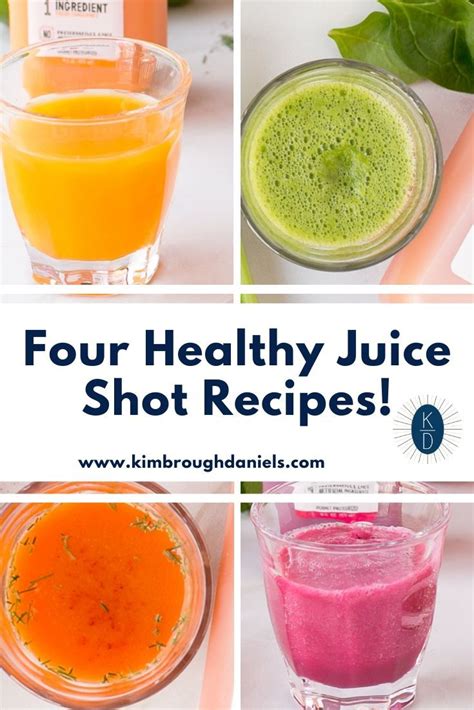 4 Juice Shot Recipes The Healthy Shots Everyone Can Benefit From