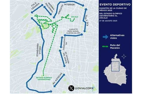 Estos Son Los Cierres Viales Por Marat N Cdmx Horarios Ruta Y M S