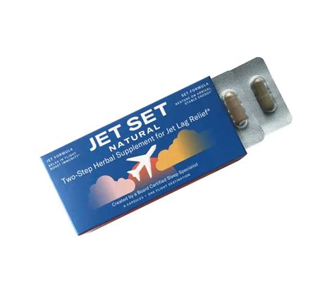 Jet Set Natural Supplement Jet Lag Herbal Travel Remedy Westend Medical Supply