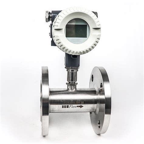 304 Stainless Steel Dn 50 Liquids Turbine Flowmeter For Diesel Oil