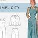 Simplicity S8447 Sewing Pattern Misses Vintage 40s Reproduction Pants