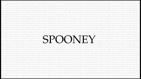 SPOONEY Meaning The Secret Language Of Rogues YouTube