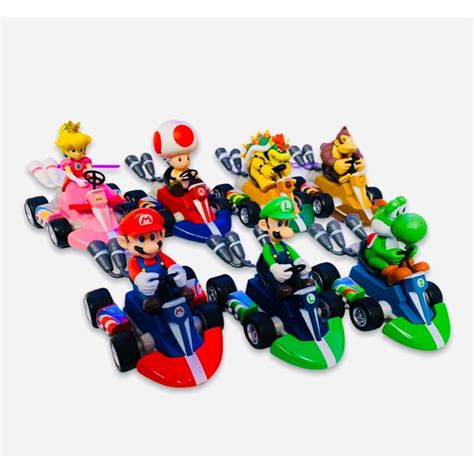 Mario Kart Toy Pull Back Racer - Mario Kart Race Ca