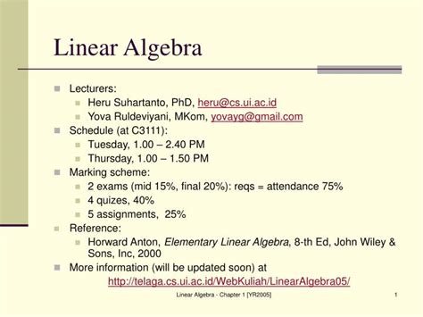 Ppt Linear Algebra Powerpoint Presentation Free Download Id 6757566