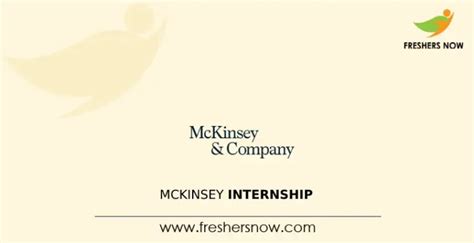 Mckinsey Internship Bangalore Chennai Mumbai And Delhi