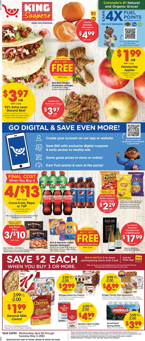 King Soopers Ad Circular 04 26 05 02 2023 Rabato