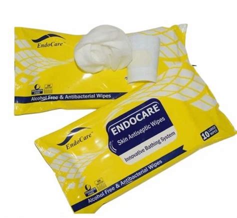 Microfiber Plain Endocare Skin Antiseptic Wipes, Packet at Rs 35/pack ...