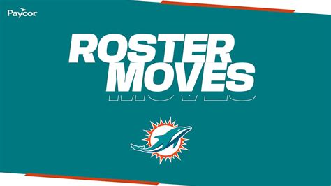 Miami Dolphins Make Roster Moves