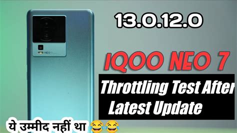 Iqoo Neo Throttling Test After Latest Update Iqoo Neo Heating