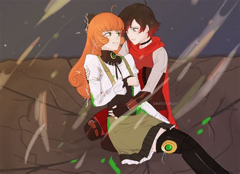 Penny And Ruby Reunion Rwby V8 By Seshirukun On Deviantart