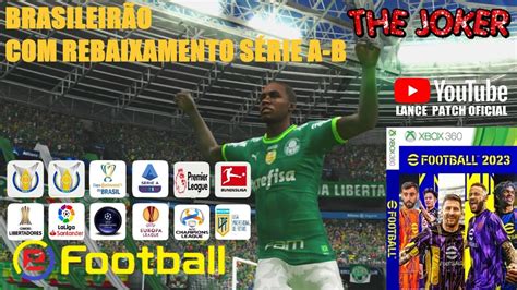 Pes Xbox Brasileir O Rebaixamento S Rie A B Seja Vip Youtube