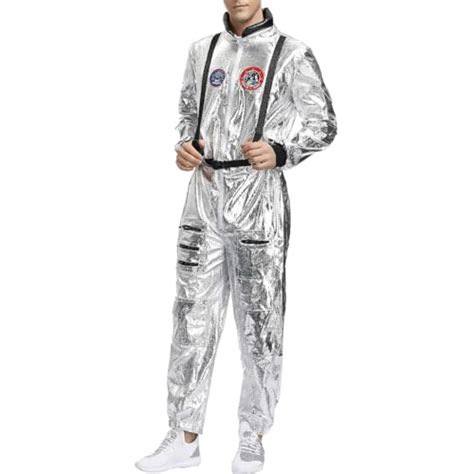 Astronaut Kost M Damen Herren Weltall Raumfahrer Outfit Gl Nzend