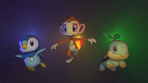 Sinnoh Starters! [Pokemon SFM] by DSXWSeries on DeviantArt