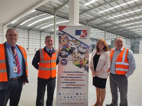 Kate Kniveton Mp Cuts Ribbon On New Burton Logistics Warehouse Kate