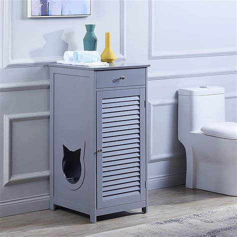 10 Best Cat Litter Box Furniture Cat Cabinet Ideas On Foter