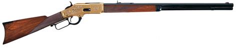 Custom Engraved Winchester Model 1873 Lever Action Rifle