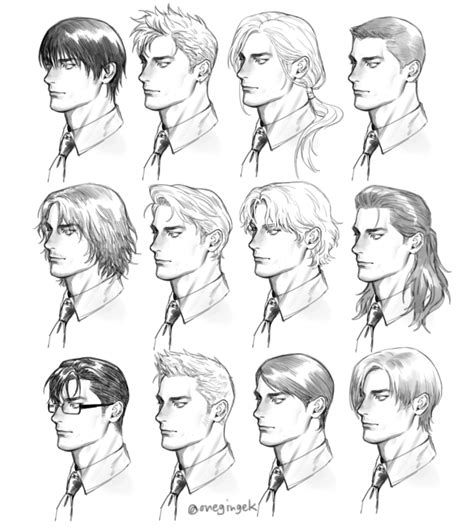 Pin By Germinal On Face Drawing Male Hair Hair Sketch How To Draw Hair