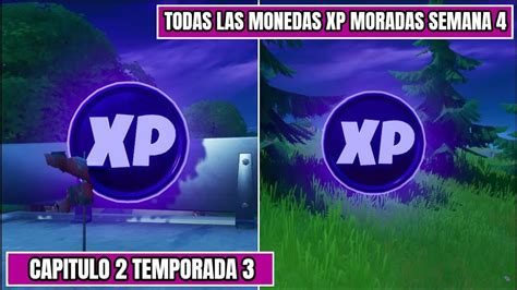 Ubicaci N De Todas Las Monedas Xp Moradas De Semana Temporada