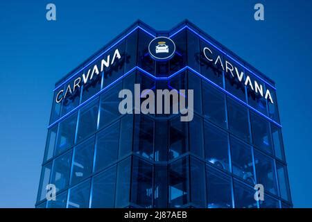 Carvana car vending machine in Greensboro NC Stock Photo - Alamy