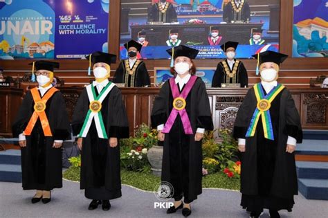 Infopublik Penghujung Tahun Rektor Unair Kukuhkan Empat Guru Besar Baru