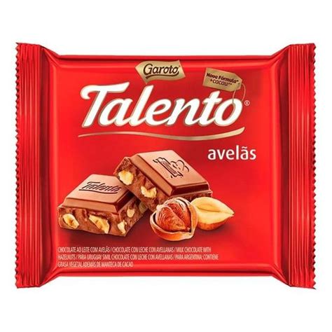 Chocolate Talento Chocolate Ao Leite C Avel G Unidades Garoto