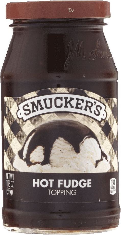 Smuckershot Fudge Spoonable Ice Cream Topping 1175 Ounce Pack Of