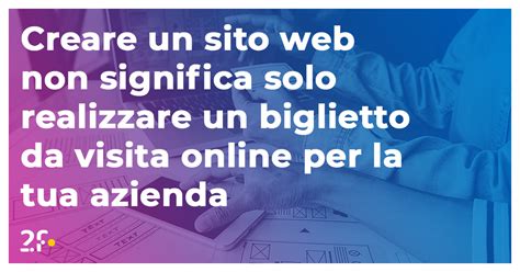 Creazione Siti Web 2F Communication